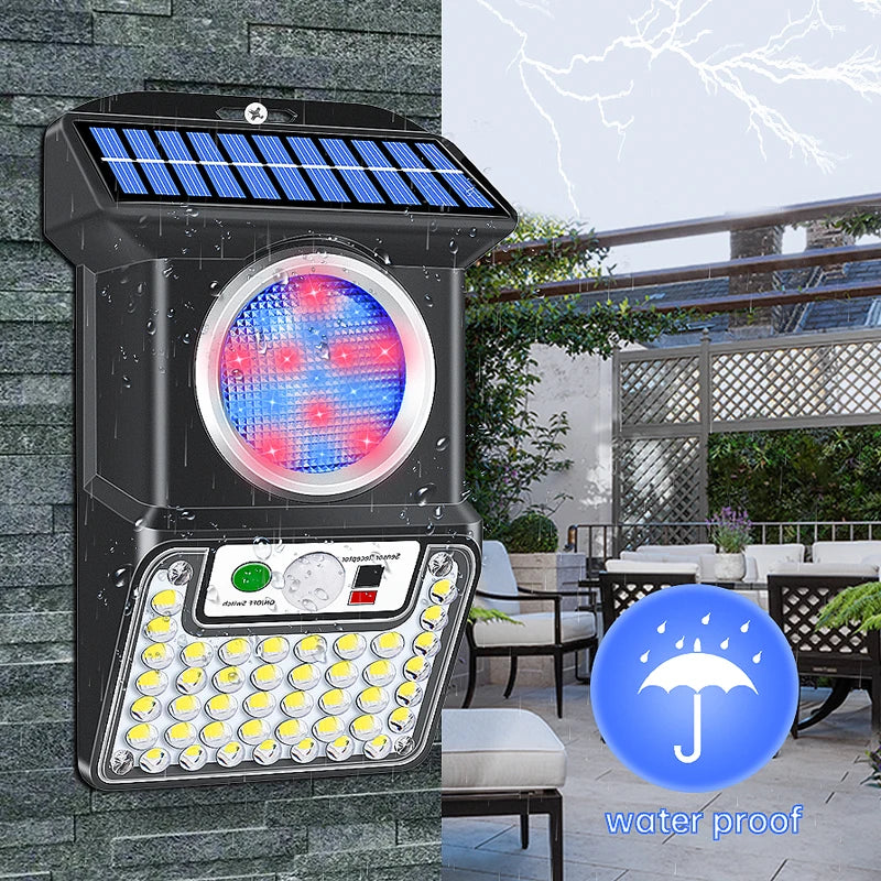 Lampe solaire extérieure avec détecteur de mouvement