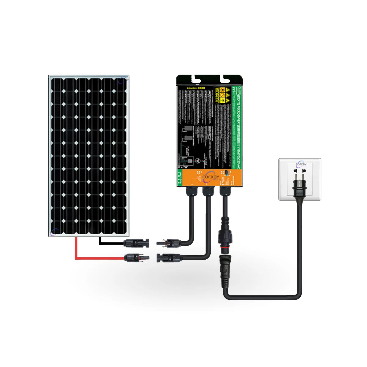 Micro-Onduleur Solaire MPPT Réseau Balcon 300-700W