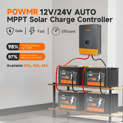 Régulateur de Charge Solaire MPPT 12V 24V - vue 3
