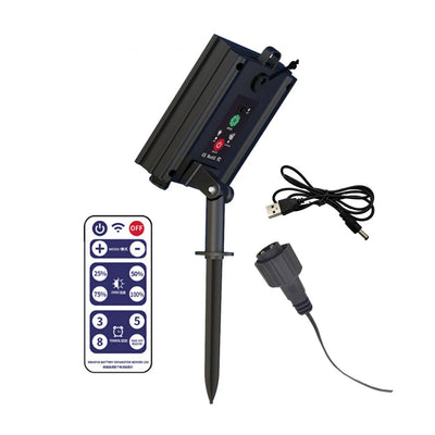 Guirlande Solaire LED avec Contrôleur et Télécommande