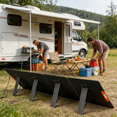 Panneau Solaire Pliable Portable 420W Étanche