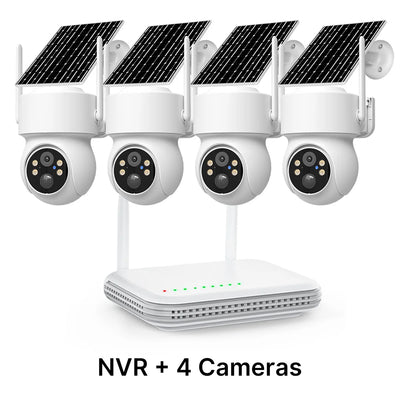 Kit 4 Caméras Solaires WiFi Extérieures - vue 7