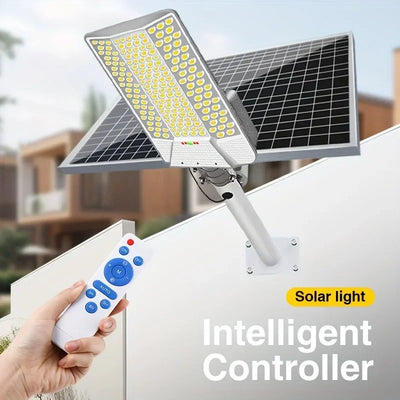 Lampadaire Solaire Extérieur 232 LED avec Télécommande