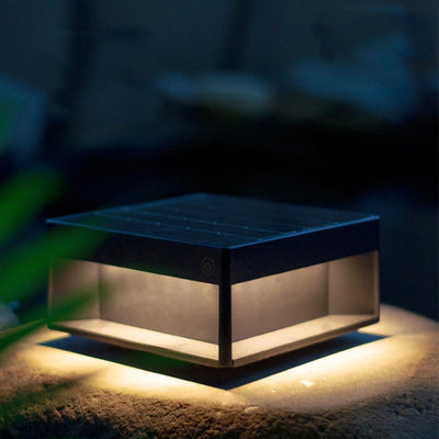 Lampe Solaire de Pilier Moderne Étanche - vue 5