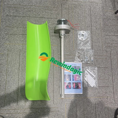 Éolienne Verticale 5000W à 10 kW MPPT Hybride et Onduleur