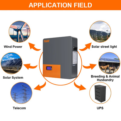 Batterie Solaire LiFePO4 51,2V 100Ah 5,12 kWh