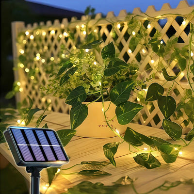 Guirlande Solaire Extérieur Lierre Artificiel 50 à 150 LED
