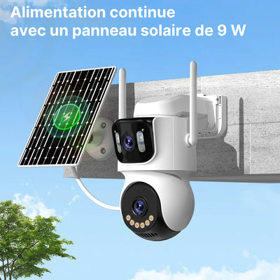 Caméra Solaire 4G Extérieure PTZ Sans Fil - vue 4