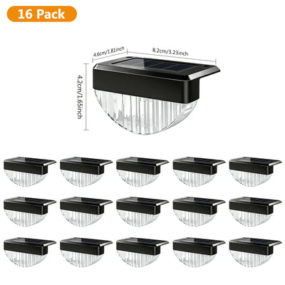Lampe Solaire Extérieur Terrasse et Escalier - Lot de 8 ou 16