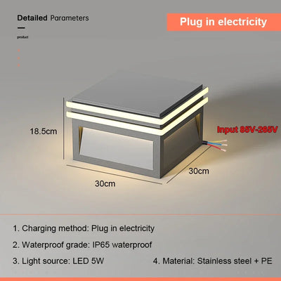 Lampe Solaire Pilier de Portail Étanche - vue 13