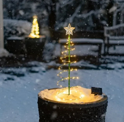 Guirlande Solaire Sapin de Noël LED RVB IP65 Étoile