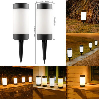 Lot de 4 Lampes Solaires LED Extérieur Pelouse Jardin