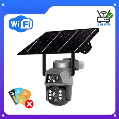 Caméra Solaire 4G Double Objectif Vision Nocturne - vue 9
