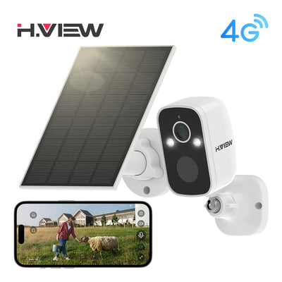 Caméra de Surveillance Solaire 4G Détecteur