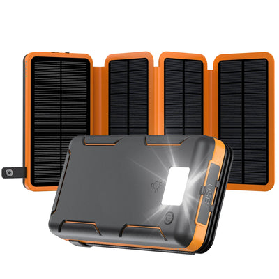 Power Bank Solaire Pliable 50000mAh 4 Panneaux