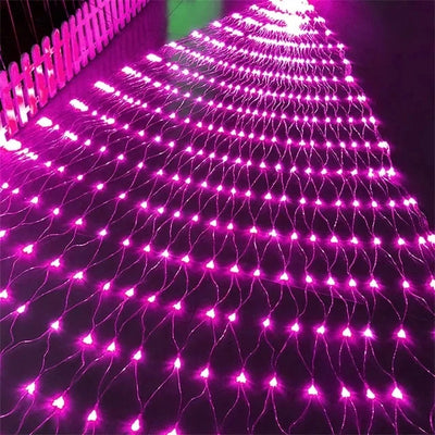 Filet Lumineux Solaire LED 3x2 m et 6x4 m Noël