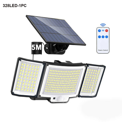 Projecteur Solaire avec Détecteur de Mouvement 348 LED