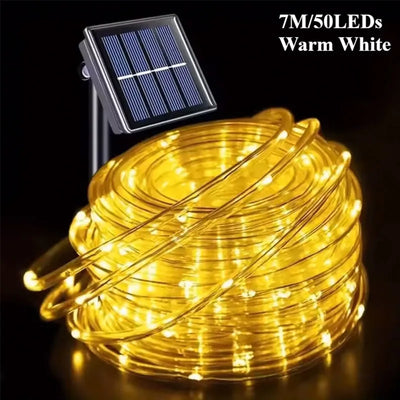 Guirlande Solaire Extérieure Tube Lumineux Étanche