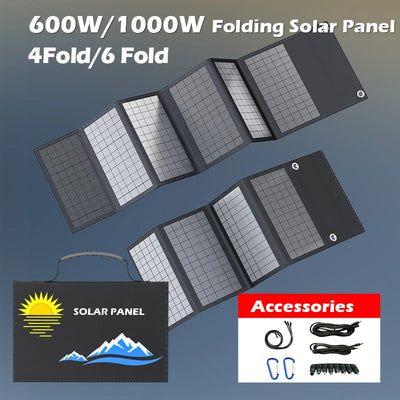Panneau Solaire Pliable 1000W Camping 12V