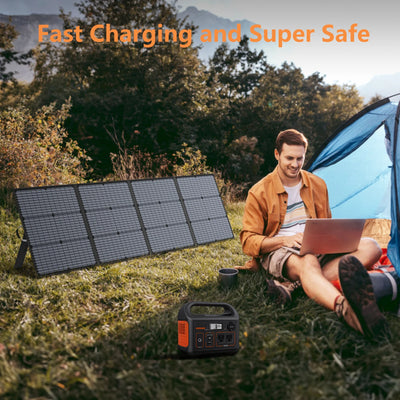 Panneau Solaire Pliable Portable 220W Kit Station