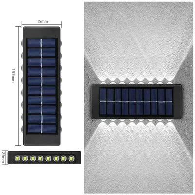 Applique Solaire Murale Extérieure Haut Bas Étanche