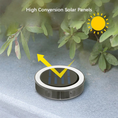 Veilleuse Solaire Enterrée 360° LED Jardin Cour Pelouse