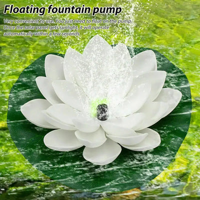 Mini Fontaine Solaire Flottante pour Étang
