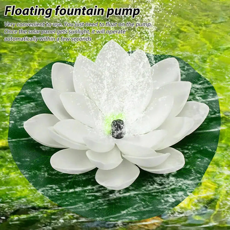 Mini Fontaine Solaire Flottante pour Étang