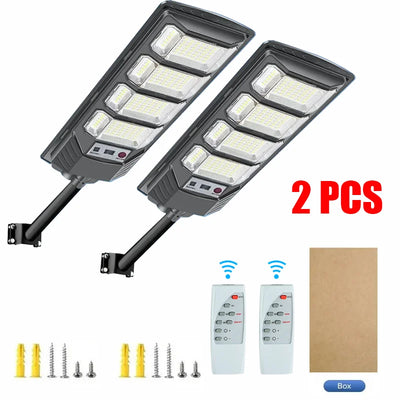 Projecteur Solaire LED Puissant Capteur Mouvement Applique Murale Rue
