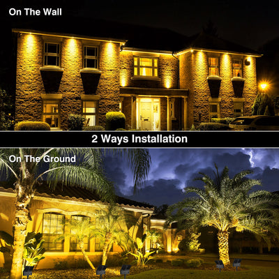 Applique Murale Solaire 36 LED Extérieure Jardin IP65