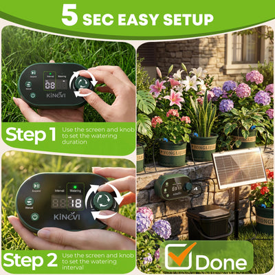 Système d'Irrigation Solaire Automatique 15 Pots