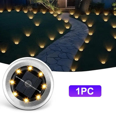 Spot Solaire Encastrable au Sol Étanche IP65