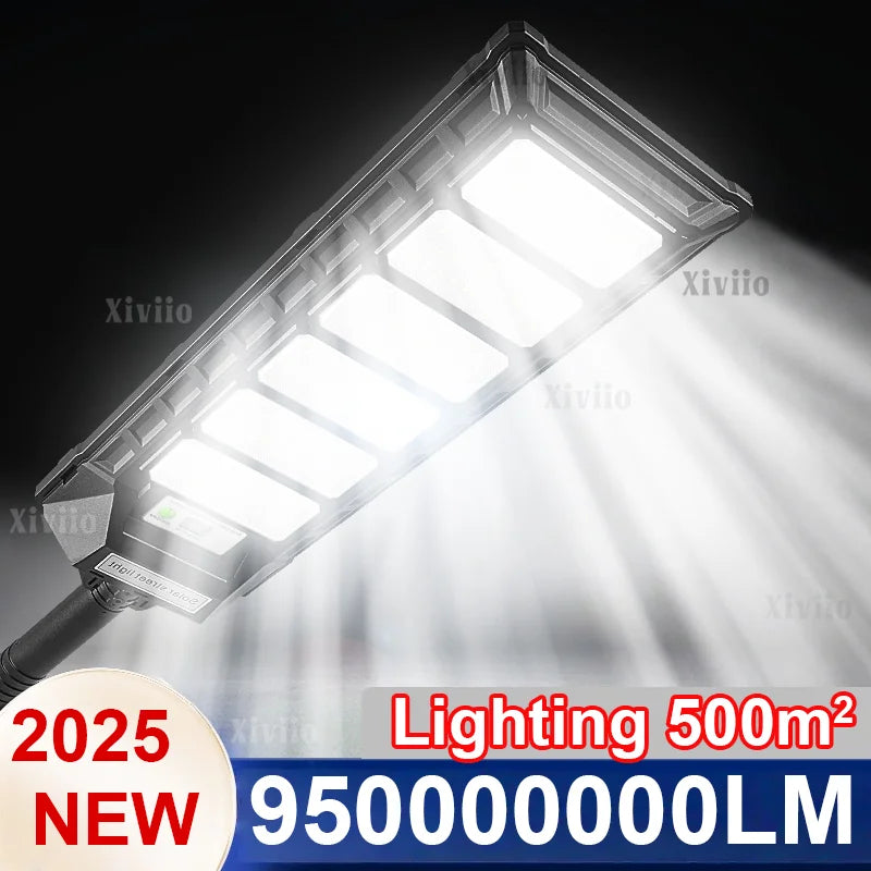 Lampe solaire murale ultra lumineuse 360 LED avec capteur de mouvement pour jardin