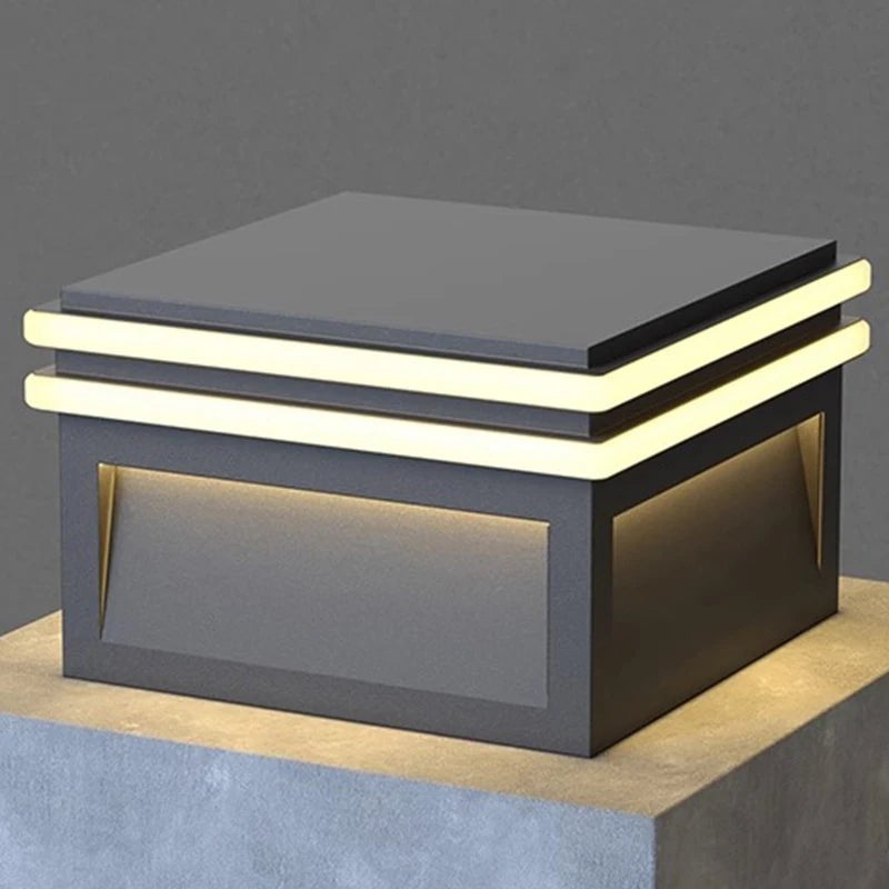 Lampe Solaire de Chapiteau Pilier Carrée