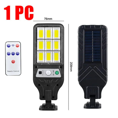 Projecteur Solaire LED Puissant Détecteur Mouvement Rue Jardin