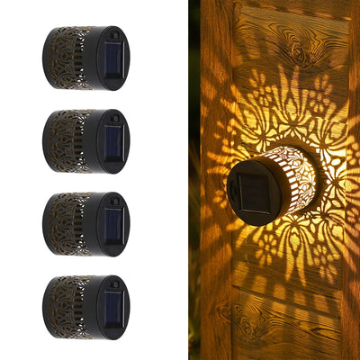 Lampe Murale Solaire Projecteur Étanche Jardin Terrasse Allée