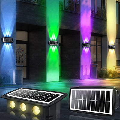 Applique Murale Solaire LED Décorative Étanche Clôture Escalier