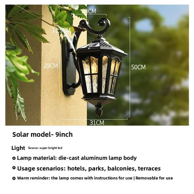 Applique Solaire Murale Extérieure Étanche Ultra-Lumineuse