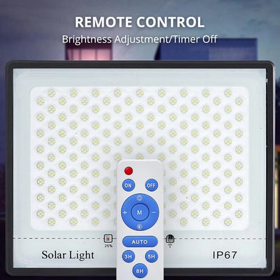 Projecteur Solaire Extérieur Sécurité 200W 332 LED