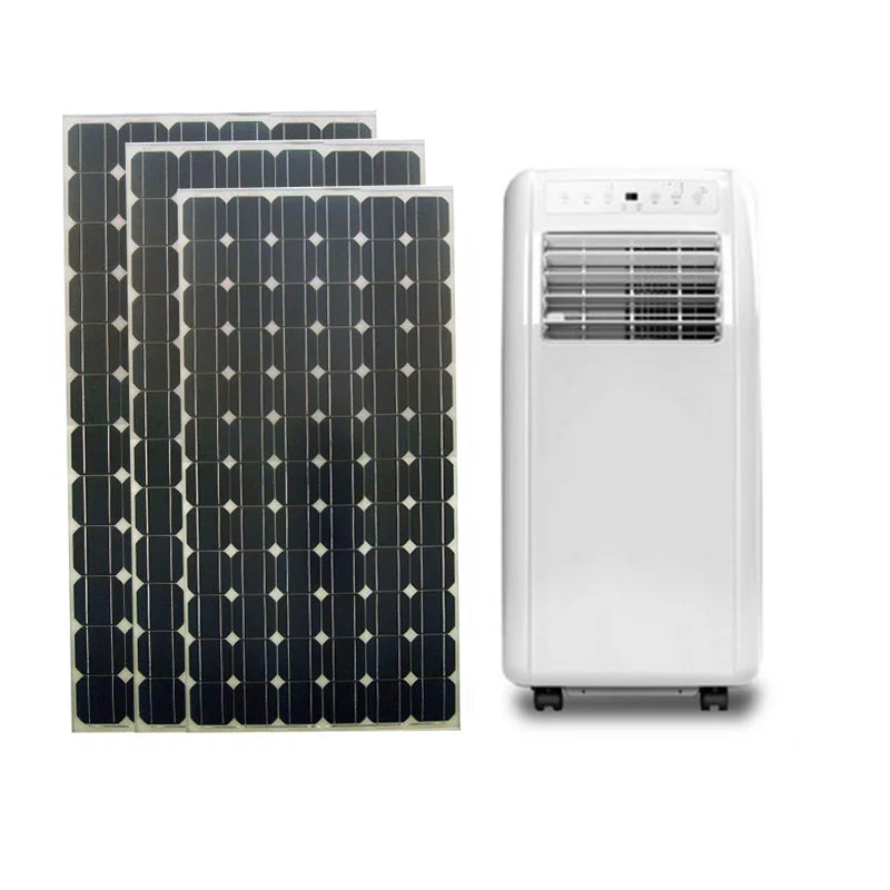 Climatiseur Solaire Portable 7000 à 12000 BTU AC DC
