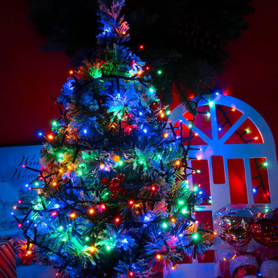 Guirlande Solaire LED Étoilée Étanche pour Fête et Noël