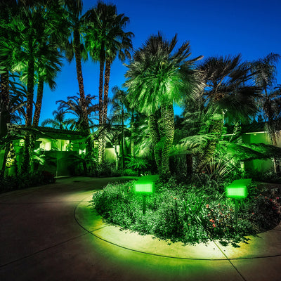 Projecteur Solaire Paysage LED Étanche Jardin Mur Rue