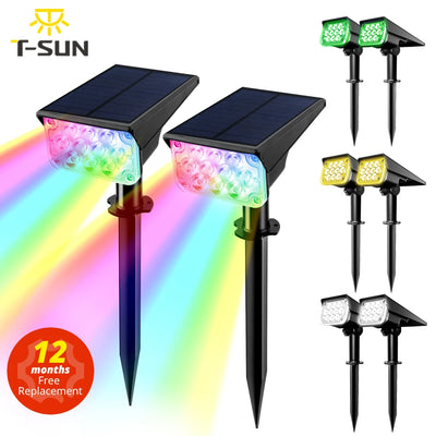 Projecteur Solaire Réglable IP65 Applique Murale Jardin