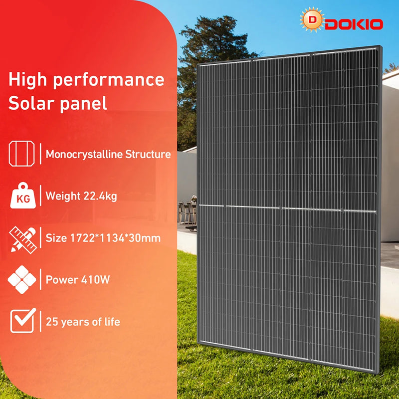 Panneau Solaire Rigide Monocristallin 800W