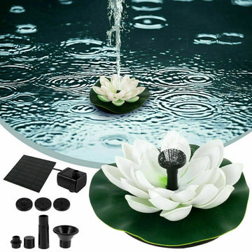Mini Fontaine Solaire Flottante pour Étang