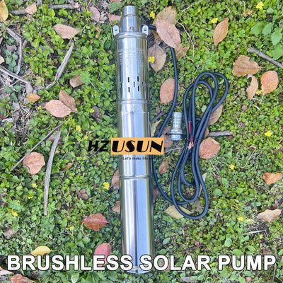 Pompe Solaire Submersible 48V 100 m à Vis MPPT Intégré