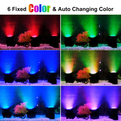 Lampe Solaire Extérieure RGB Étanche IP68 Jardin Piscine