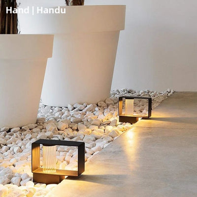 Lampe Solaire de Pelouse Étanche pour Jardin