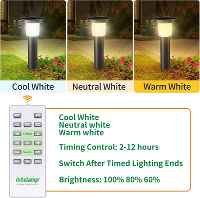 Bornes Solaires d'Allée 500LM (Lot de 2)
