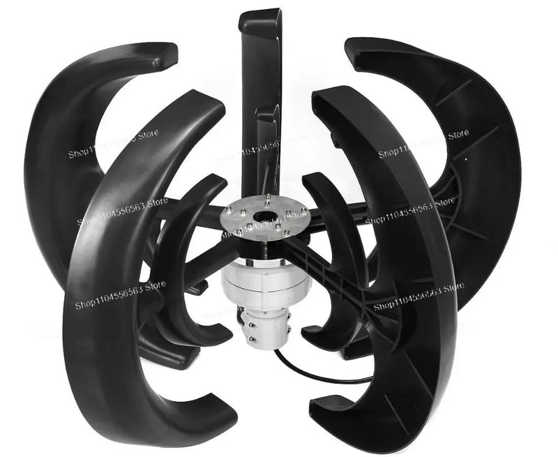 Éolienne Verticale 1000W VAWT 12V 24V Hors Réseau
